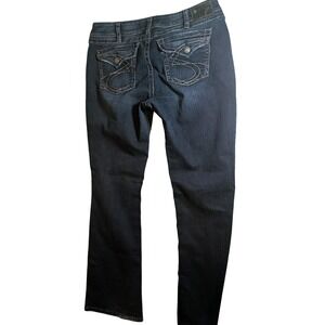 Y2K Silver Jeans Co Suki Surplus Dark Wash Bootcut Jeans W32 L34